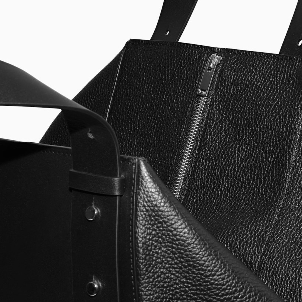 COS Black Leather Tote Bag - Picture 4 of 13